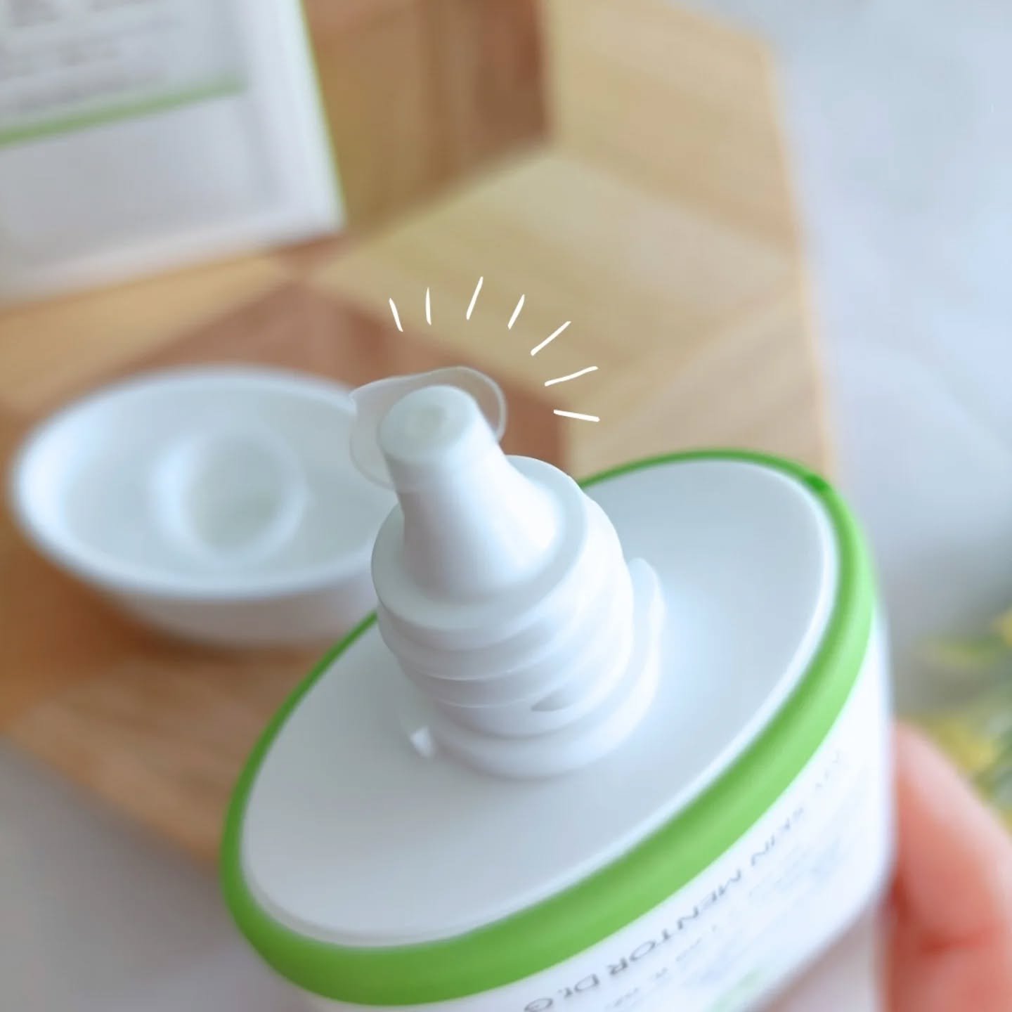 グリーンマイルドアップサンプラス/Dr.G/日焼け止めクリームを使ったクチコミ（2枚目）