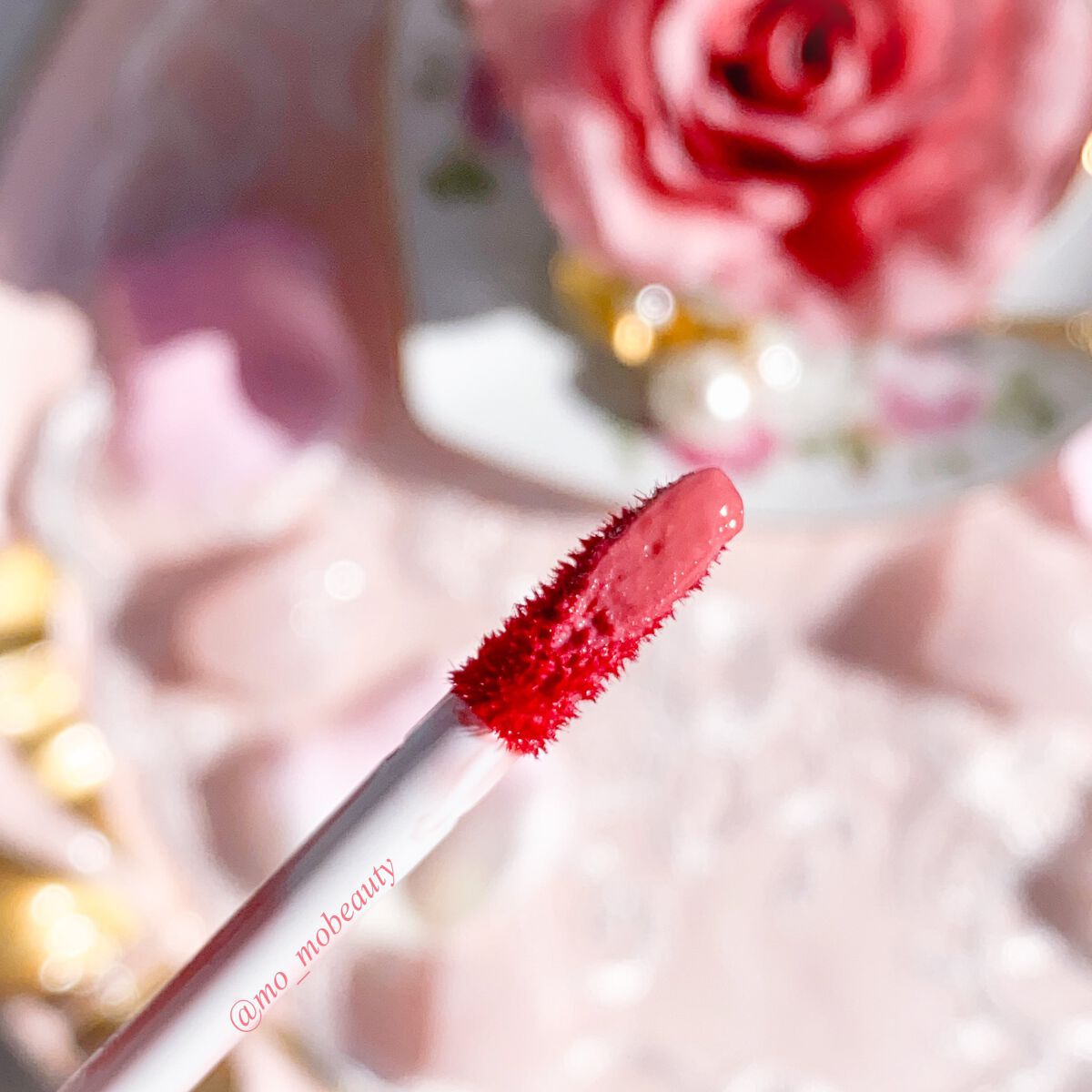 frunflynn シャインユー グロウティント 01 ピンクの絨毯/frunflynn/リップティントを使ったクチコミ（3枚目）