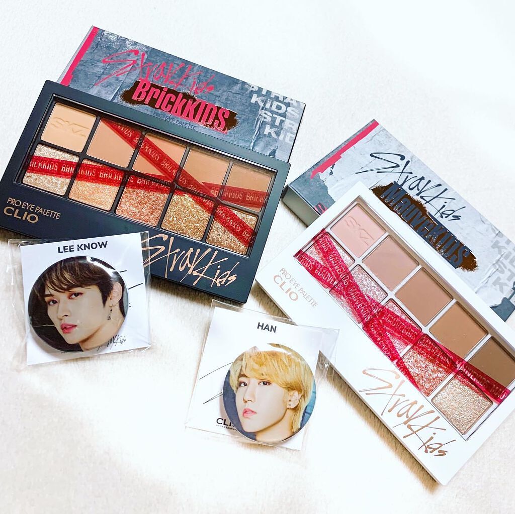 straykids限定カラープロアイパレット/CLIO/アイシャドウパレットを使ったクチコミ(1枚目)