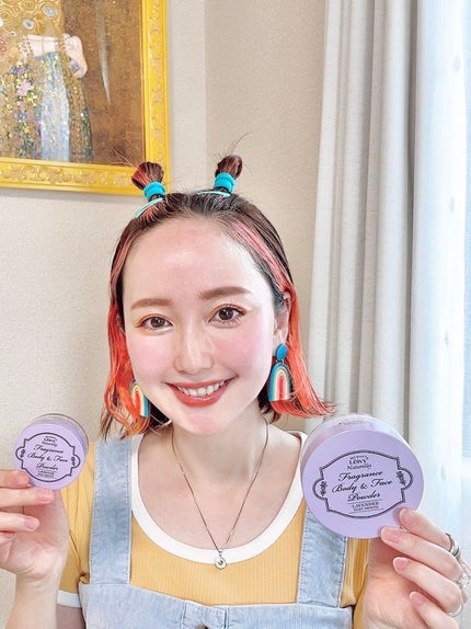 フレグランス ボディ&フェイスパウダー ラベンダー 23g/Leivy/ルースパウダーを使ったクチコミ(1枚目)