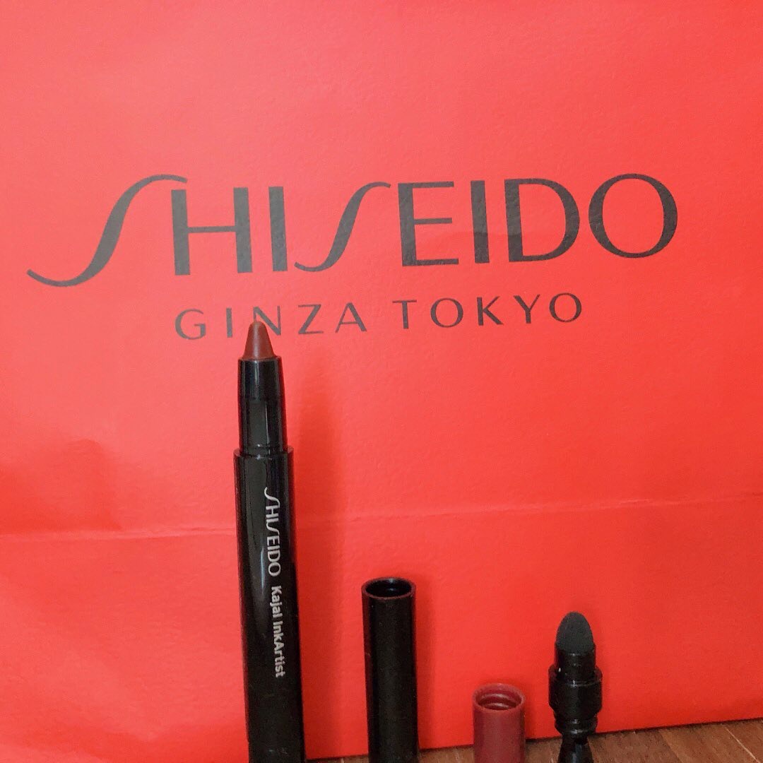 カジャルインクアーティスト 04 Azuki Red/SHISEIDO/スティックアイシャドウを使ったクチコミ（1枚目）
