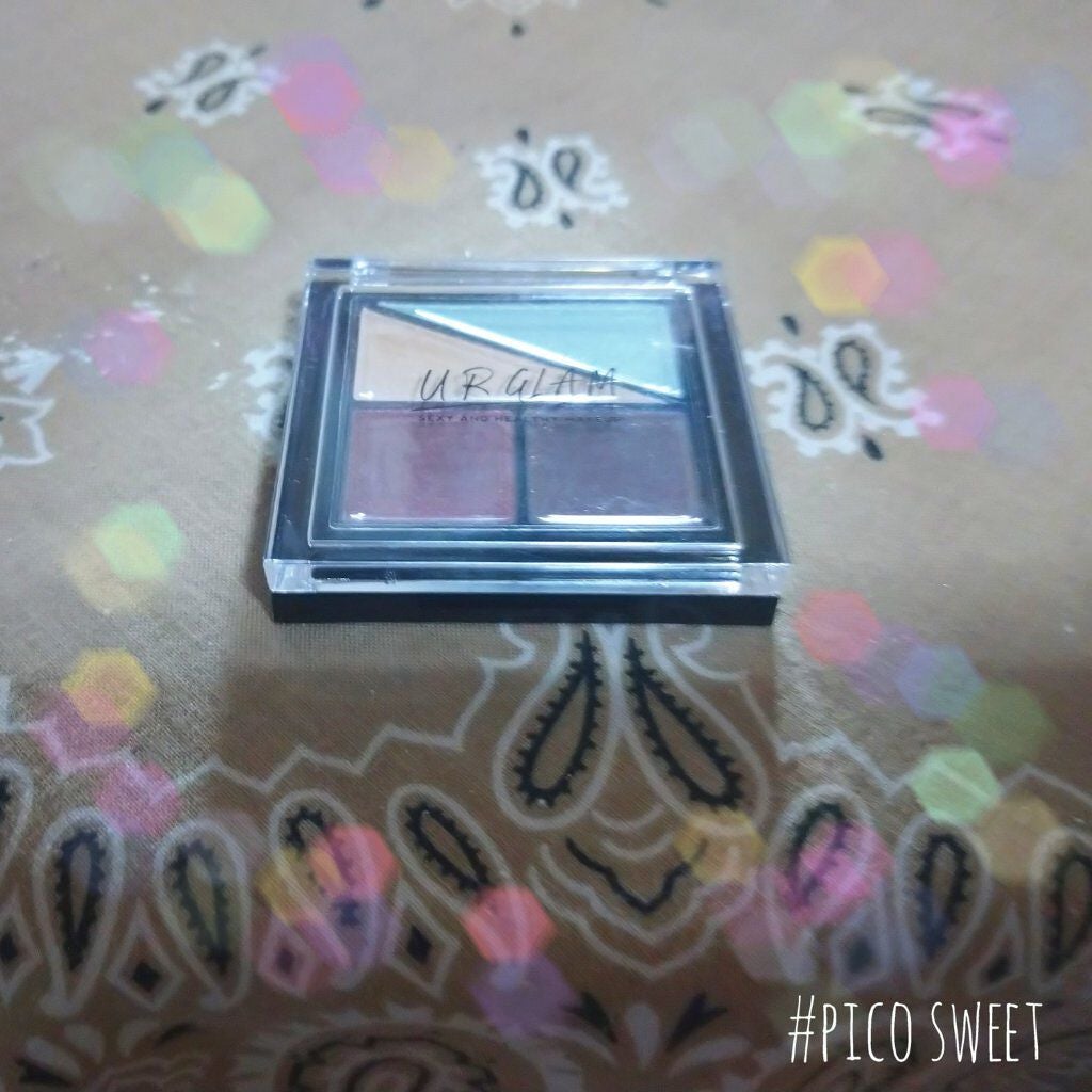 UR GLAM VELVET EYE COLOR PALETTE/U R GLAM/アイシャドウパレットを使ったクチコミ(1枚目)