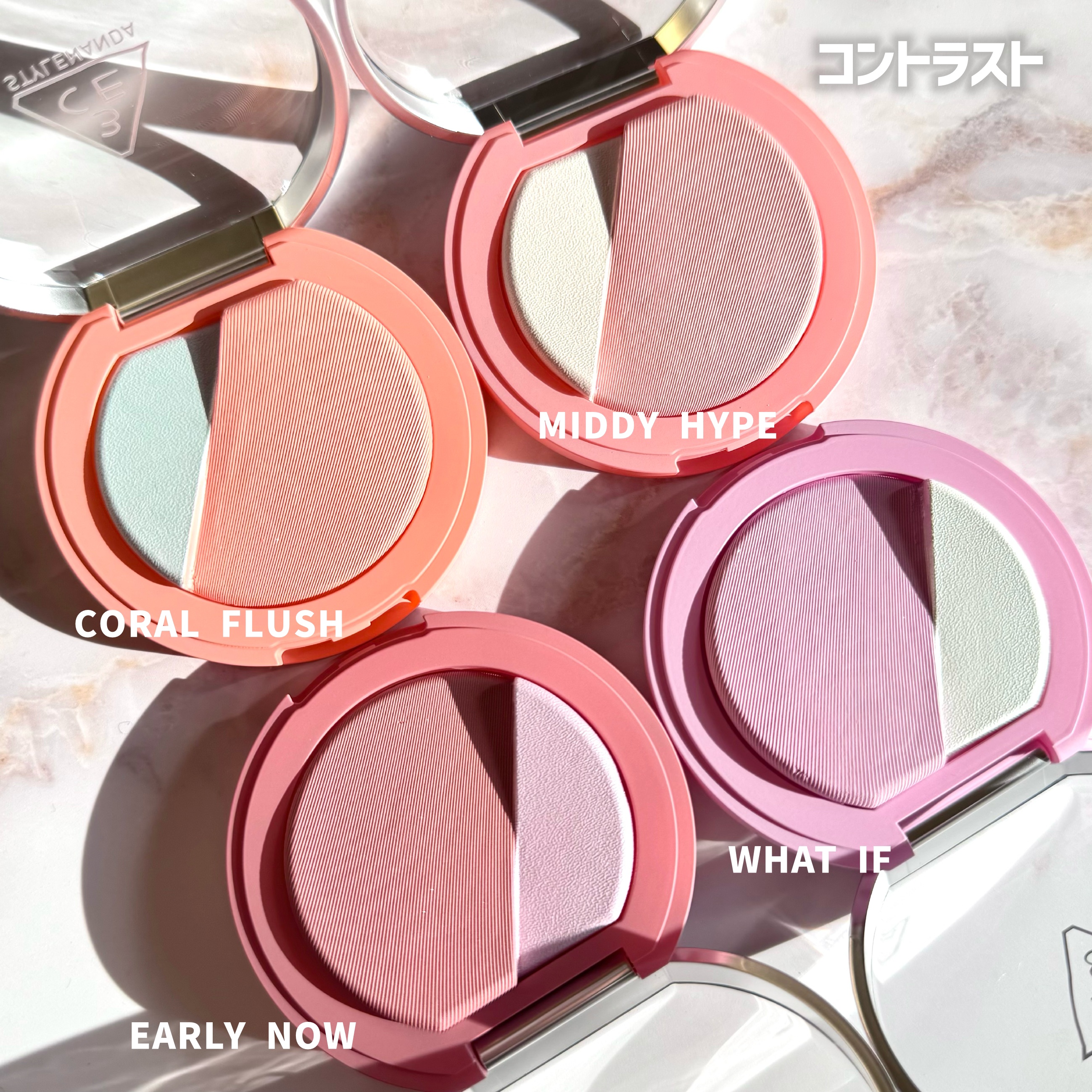 3CE ブラッシュライター/3CE/パウダーチークを使ったクチコミ（2枚目）