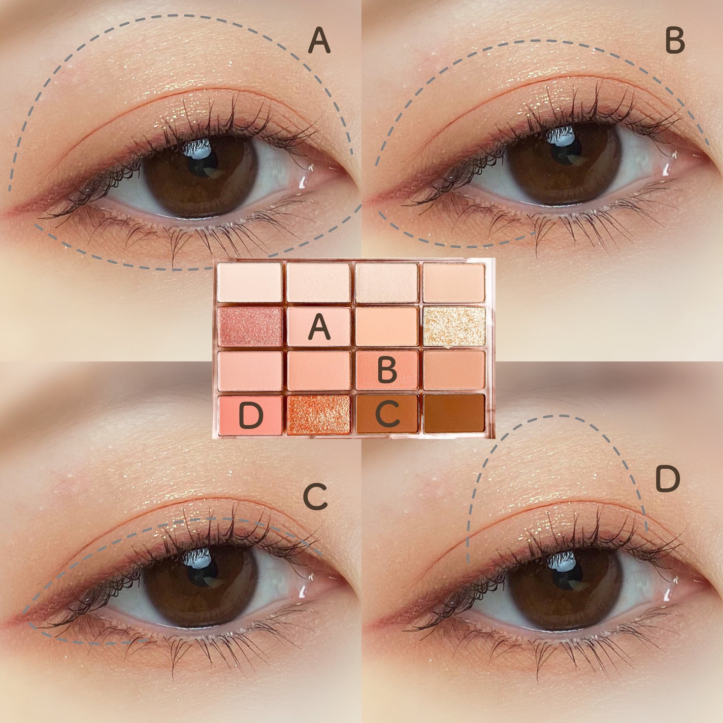 ソフトブラーリングアイパレット/wakemake/アイシャドウパレットを使ったクチコミ(5枚目)