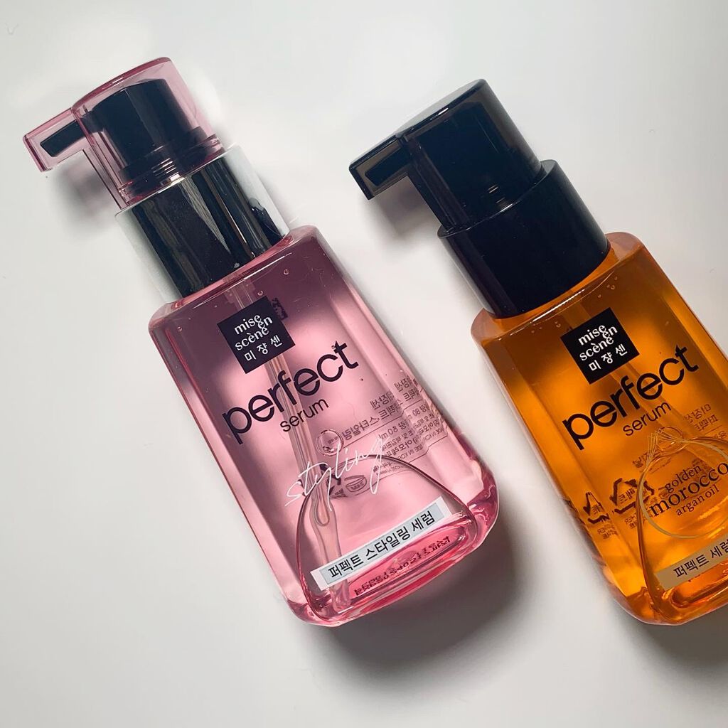 パーフェクト セラム オリジナル/miseenscene/ヘアオイルを使ったクチコミ（1枚目）