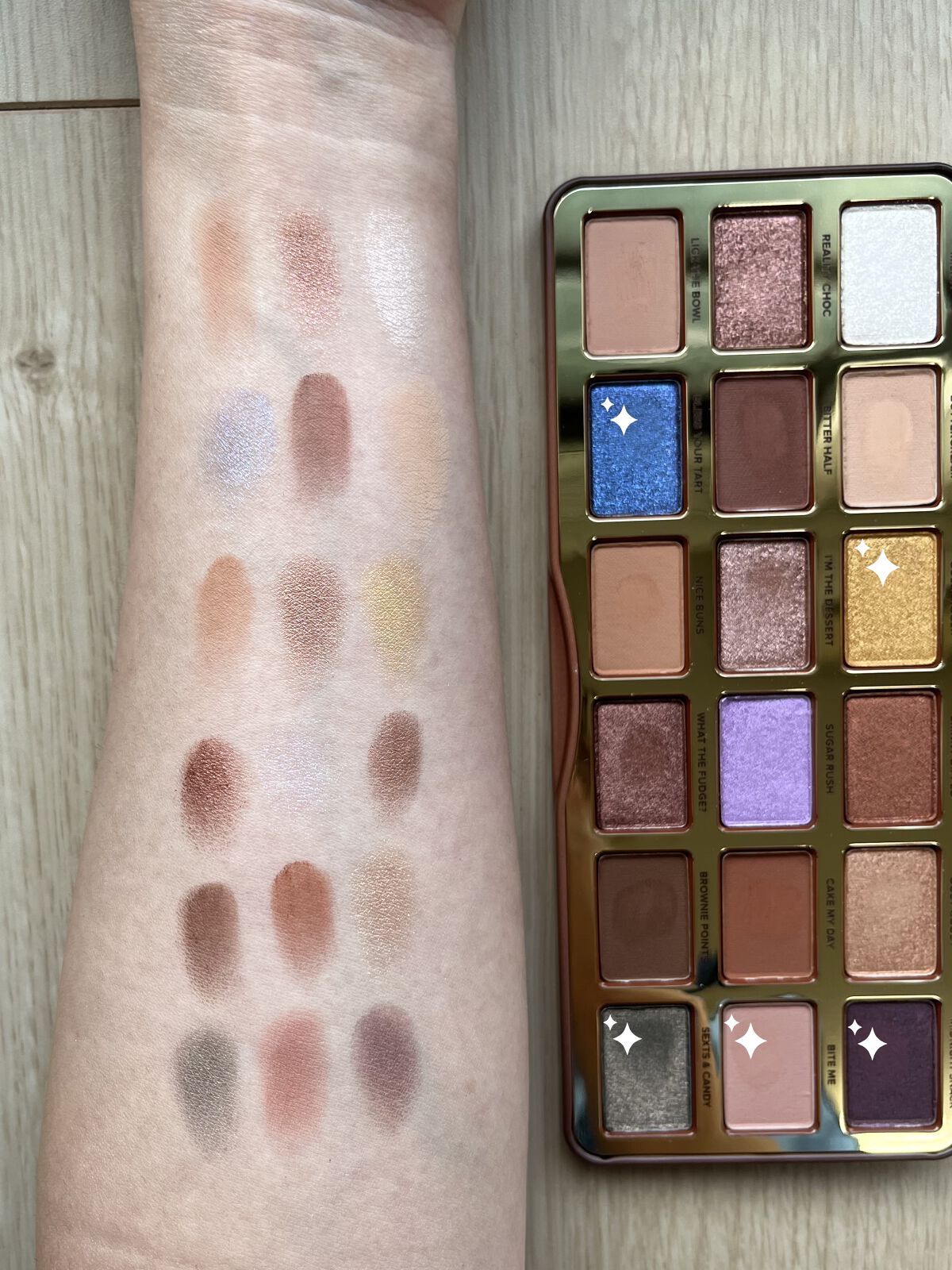 ベター ザン チョコレート ココア アイシャドウ パレット/Too Faced/アイシャドウパレットを使ったクチコミ（1枚目）