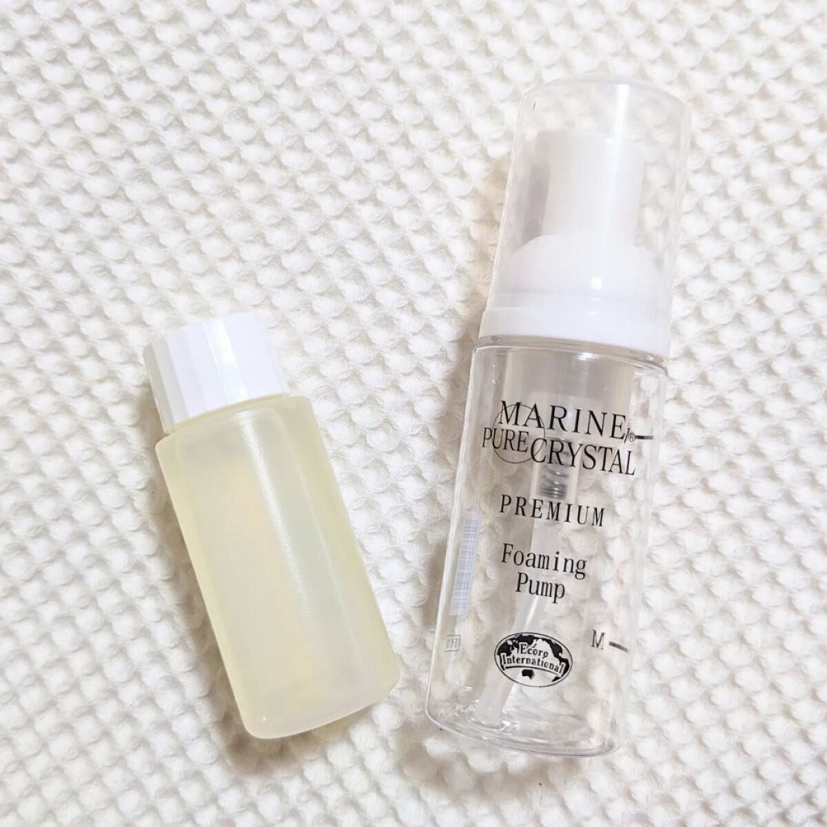 ぴーる on LIPS 「マリンピュアクリスタル(泡立てポンプ付きサンプルセット)世界中..」(1枚目)