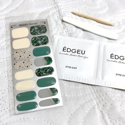 EDGEU ジェルネイルシール/EDGEU/ネイルシールを使ったクチコミ(3枚目)