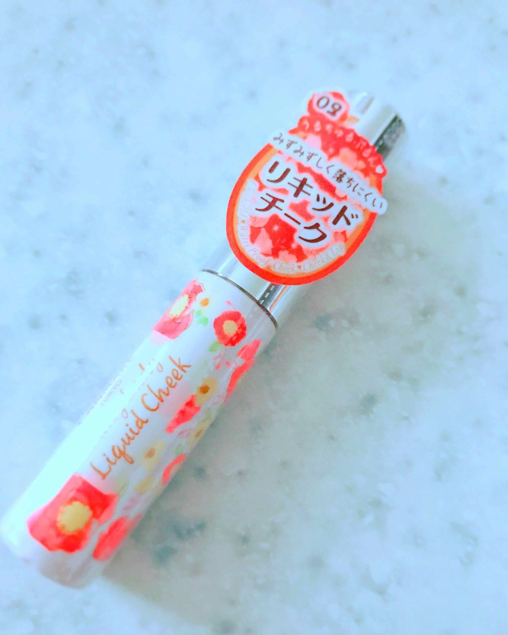 ジューシーレディリキッドチーク/キャンメイク/リキッドチークを使ったクチコミ(1枚目)