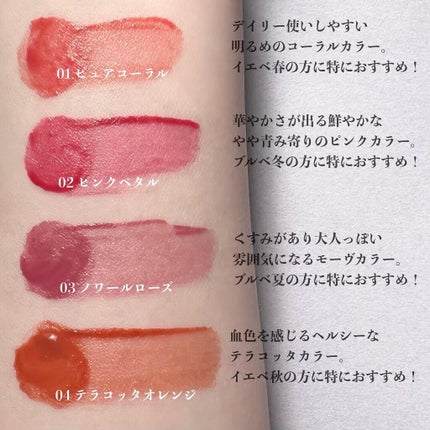 BLOOM JELLY TINT /CRAN BY MOLAK /口紅を使ったクチコミ(2枚目)
