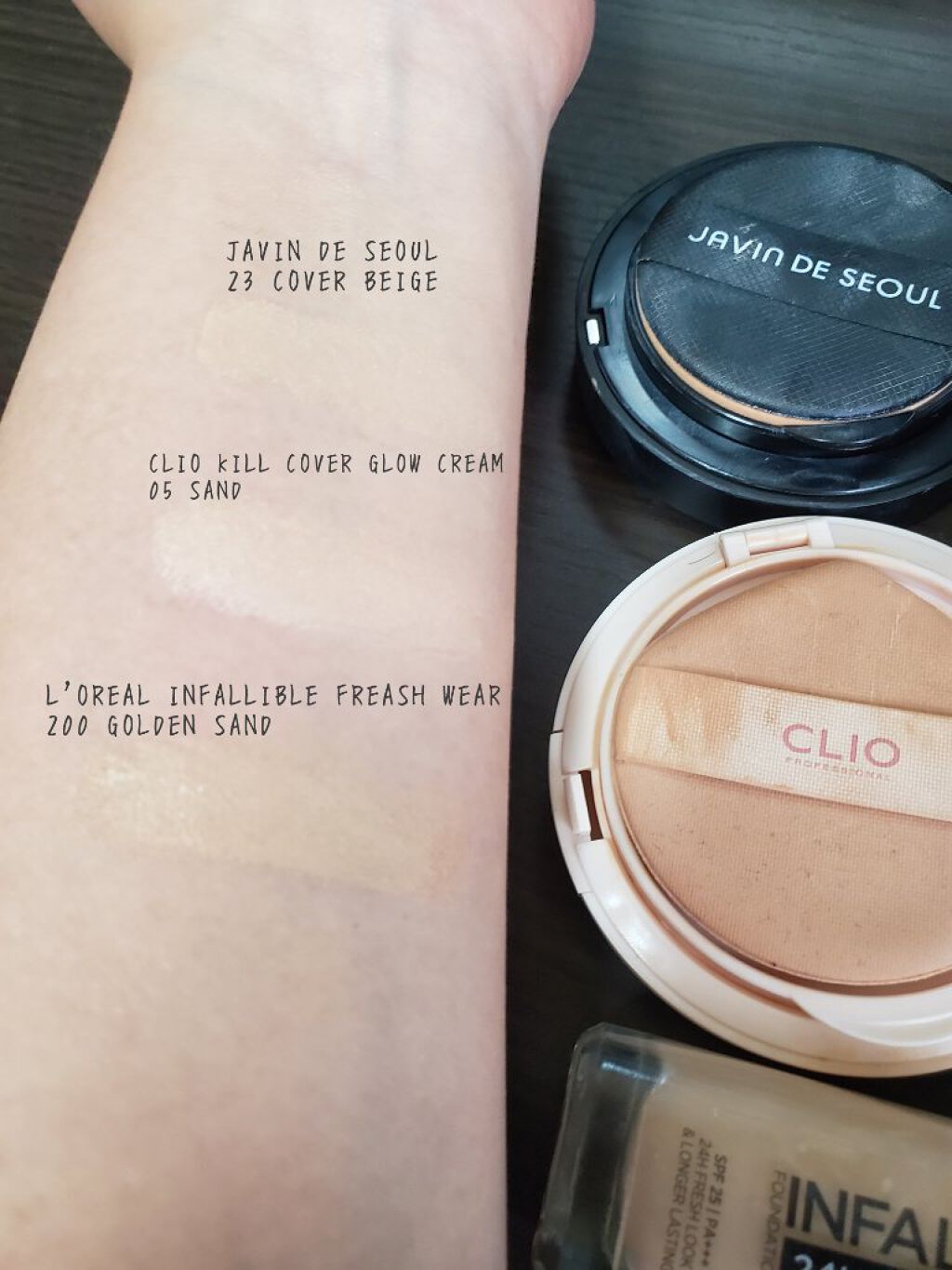 ジャビンドゥソウル ウインクファンデーションパクト/Javin De Seoul/クッションファンデーションを使ったクチコミ(3枚目)