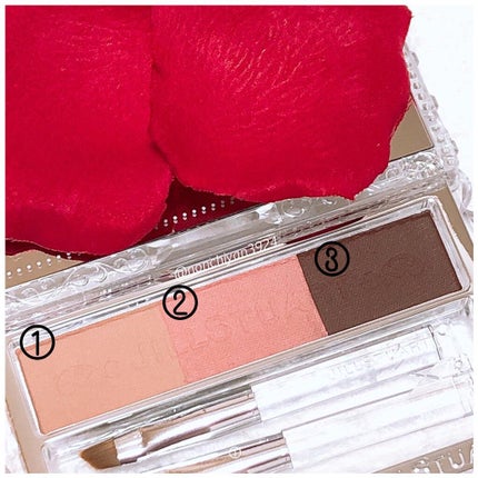 ジルスチュアート ニュアンスブロウパレット 02 rose pink shade/JILL STUART/パウダーアイブロウを使ったクチコミ(2枚目)