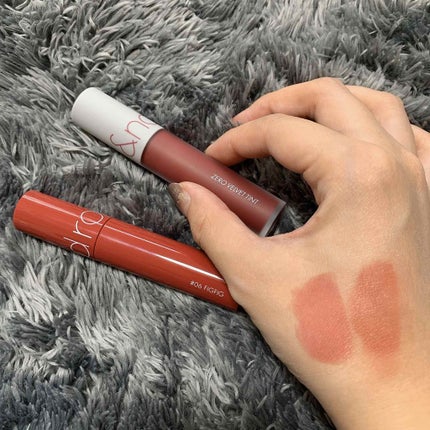 ジューシーラスティングティント/rom&nd/リップティントを使ったクチコミ(3枚目)