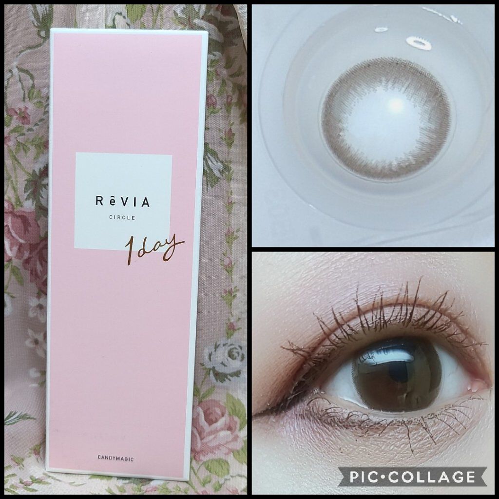 ReVIA CIRCLE 1day/ReVIA/ワンデー（１DAY）カラコンを使ったクチコミ（1枚目）