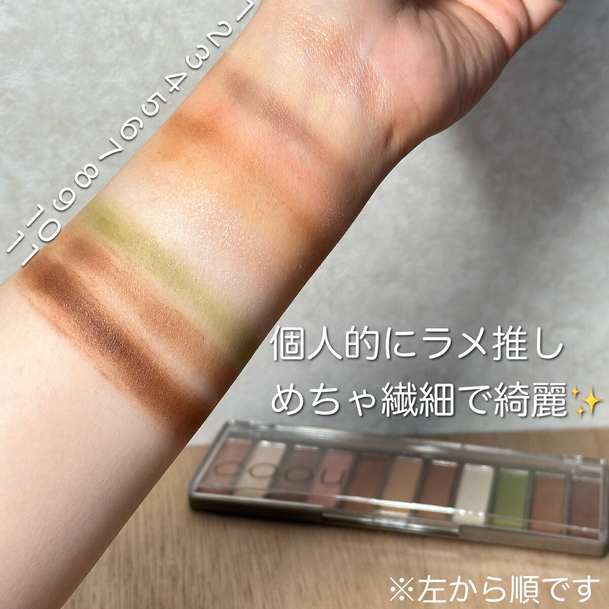 アイシャドウパレット/coou/アイシャドウパレットを使ったクチコミ(3枚目)