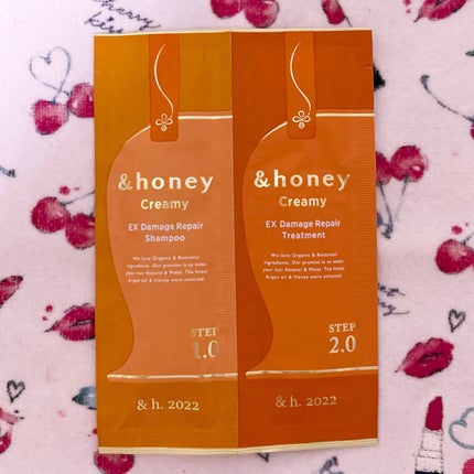Creamy EXダメージリペアシャンプー1.0/ヘアトリートメント2.0/&honey/市販シャンプーを使ったクチコミ(1枚目)