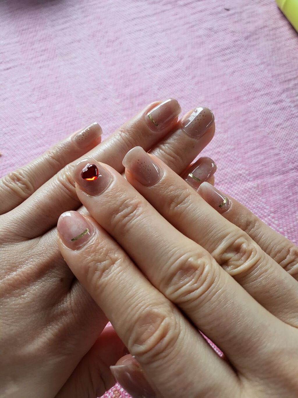 ジェルネイル LED スターターキット（16W LEDランプ&定番カラー3色付）/SHINYGEL/ネイル用品を使ったクチコミ（3枚目）