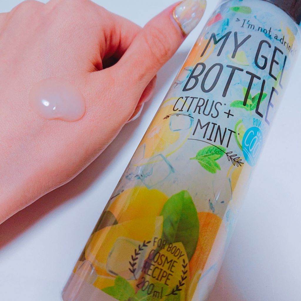 MY GEL BOTTLE  シトラスミント/COSME RECIPE/ボディローションを使ったクチコミ（1枚目）
