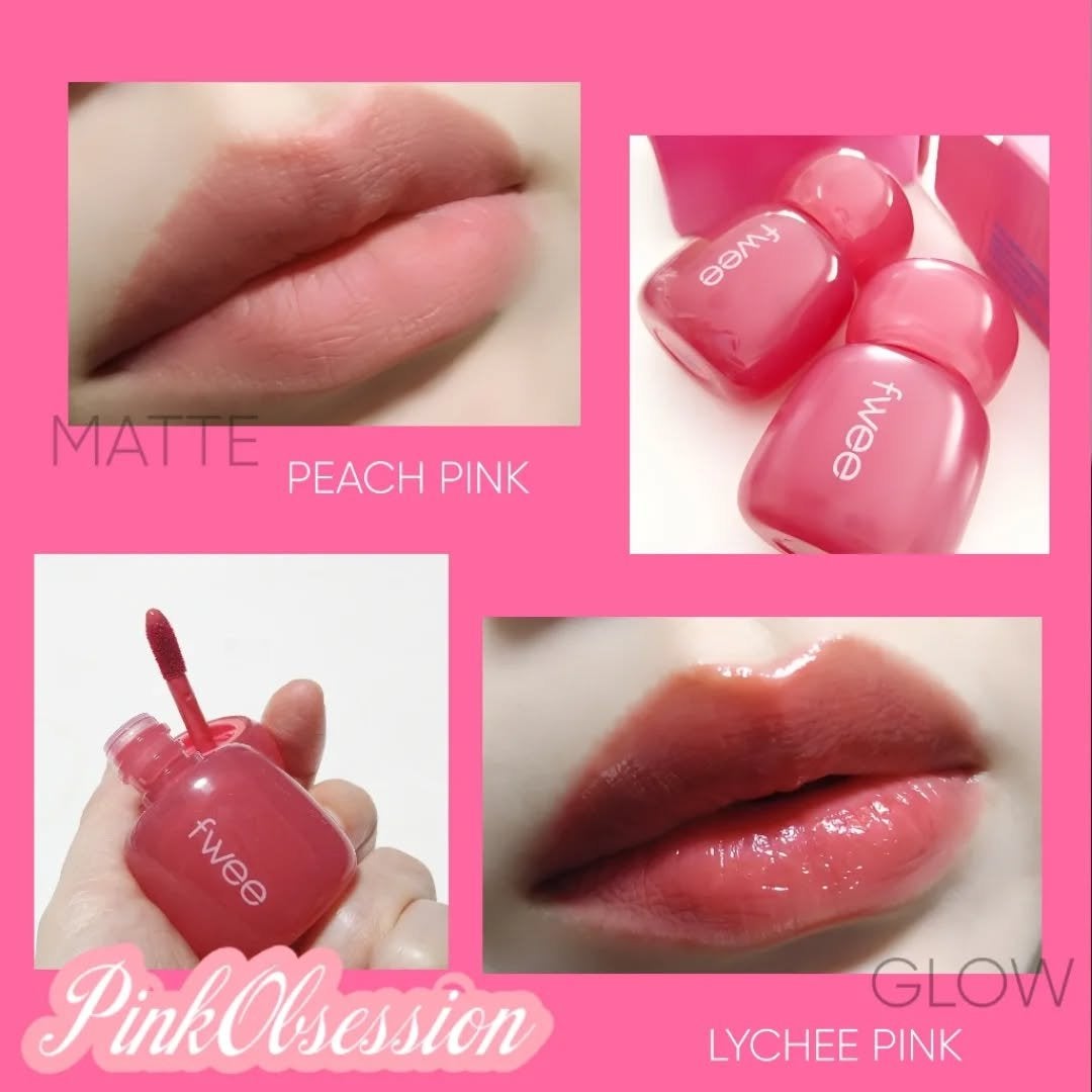 フィー ピンクオブセッションステイフィットティント/fwee/リップティントを使ったクチコミ(8枚目)