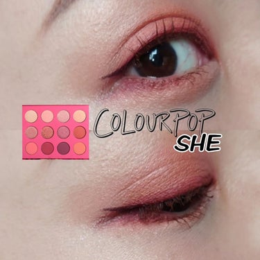 Fem Rosa Karrueche - Pressed Powder Shadow Palette - She/ColourPop/パウダーアイシャドウを使ったクチコミ（1枚目）