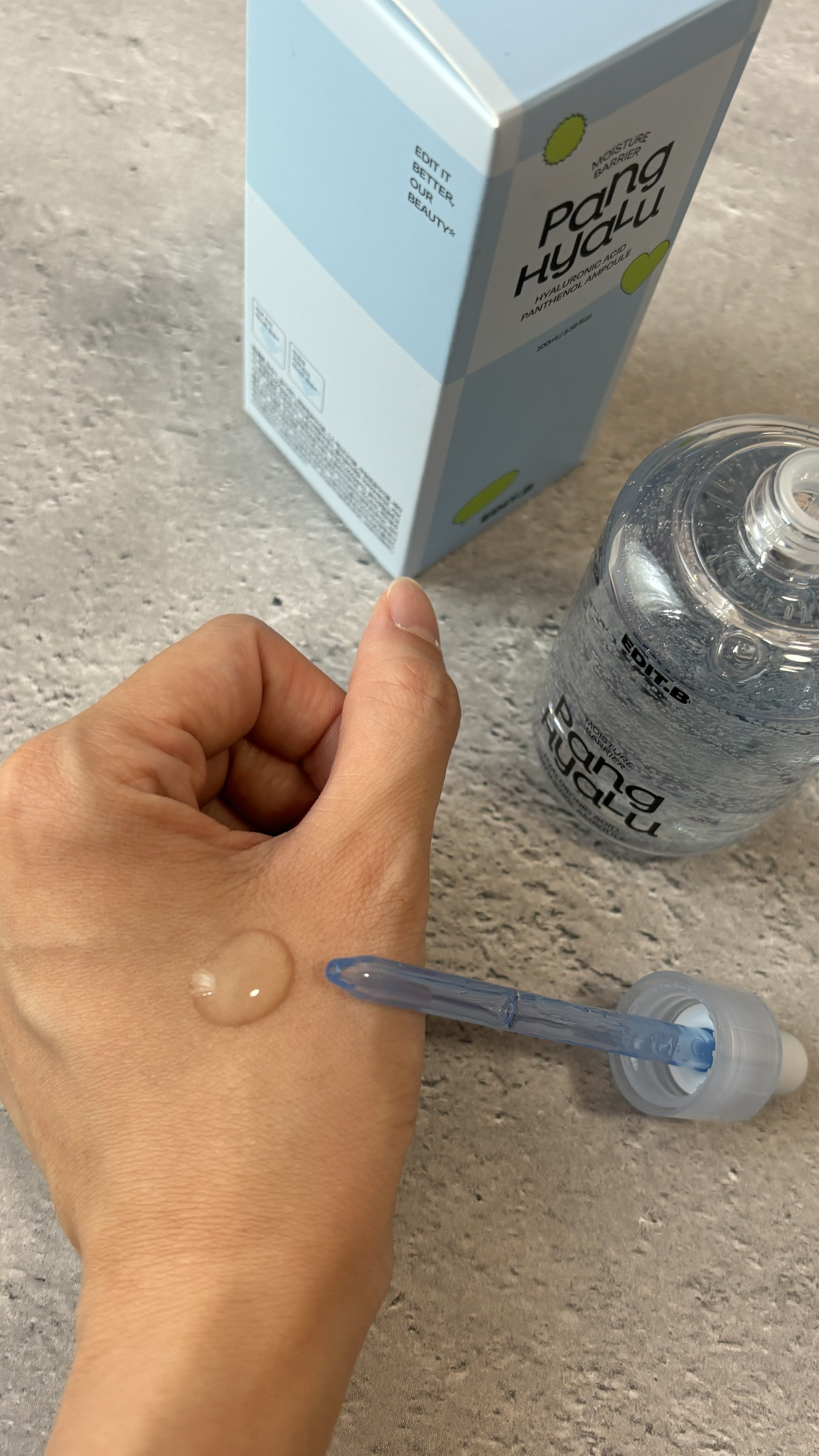 水分バリアPANGヒアルロン酸パンテノールアンプル/EDIT.B/美容液を使ったクチコミ（2枚目）