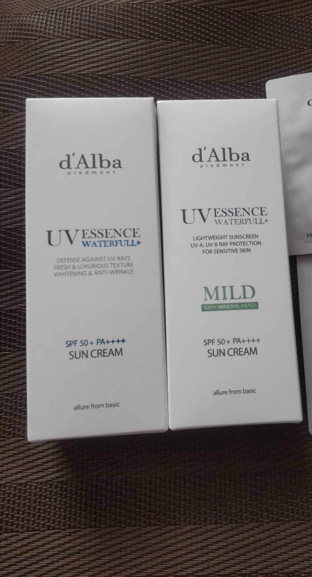 ウォータフルマイルドサンクリーム/ダルバ/日焼け止めクリームを使ったクチコミ（1枚目）