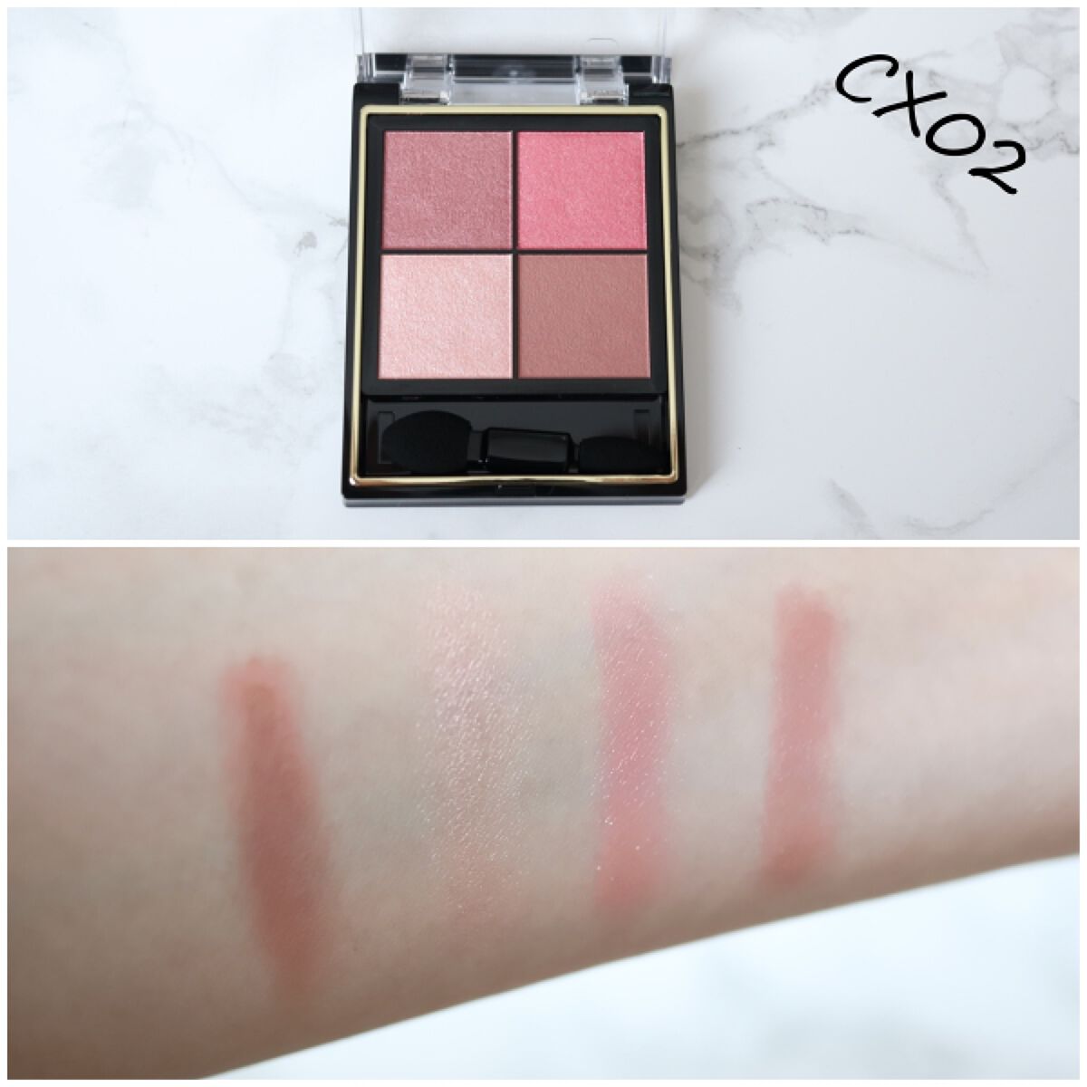 リアルクローズシャドウ/excel/アイシャドウパレットを使ったクチコミ（2枚目）