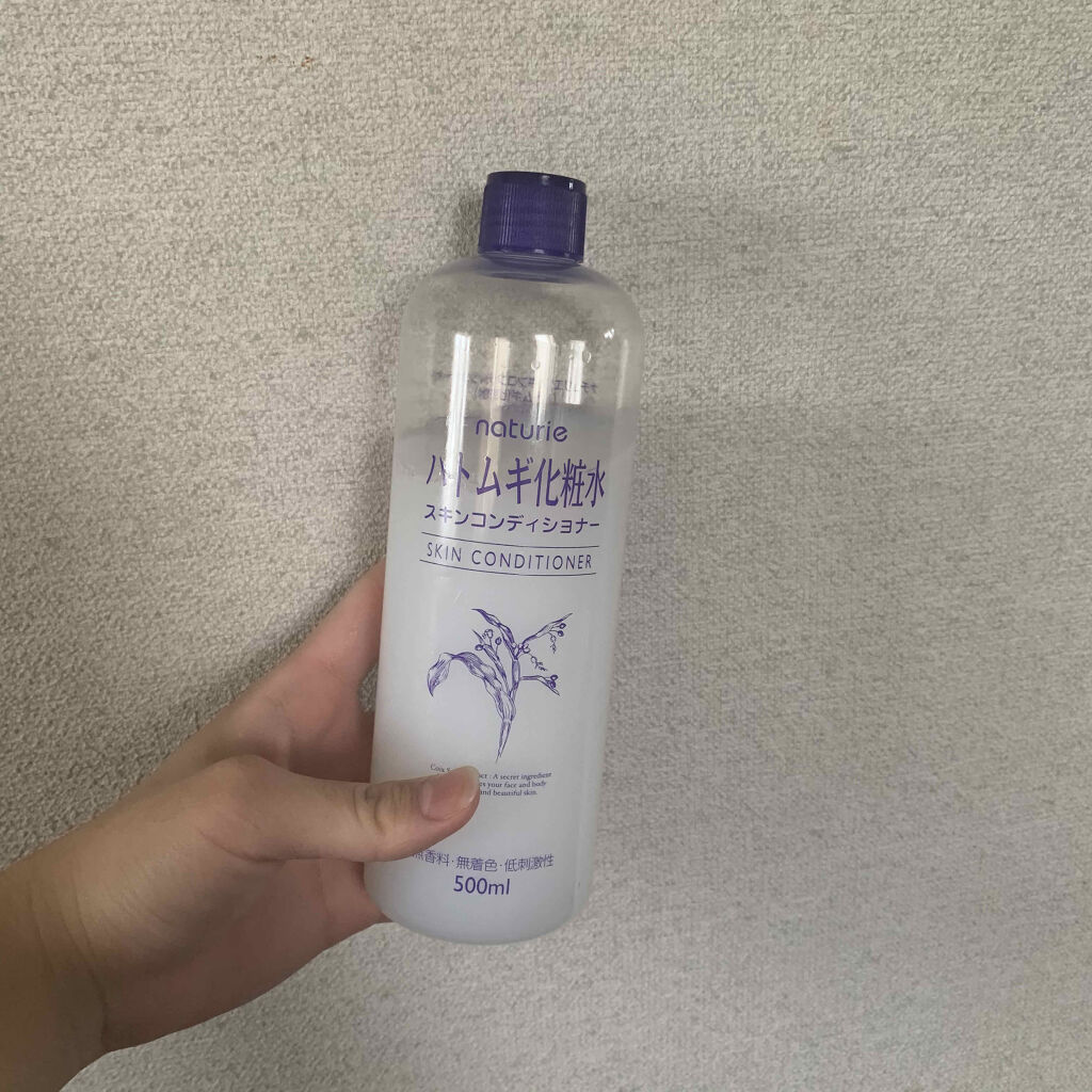 ハトムギ化粧水(ナチュリエ スキンコンディショナー R )/ナチュリエ/化粧水を使ったクチコミ（3枚目）