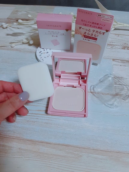 すっぴんメイカー トーンアップパウダーUV/インテグレート/プレストパウダーを使ったクチコミ(3枚目)