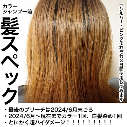 ボンディング・カラーシャンプー/got2b/市販シャンプーを使ったクチコミ(4枚目)