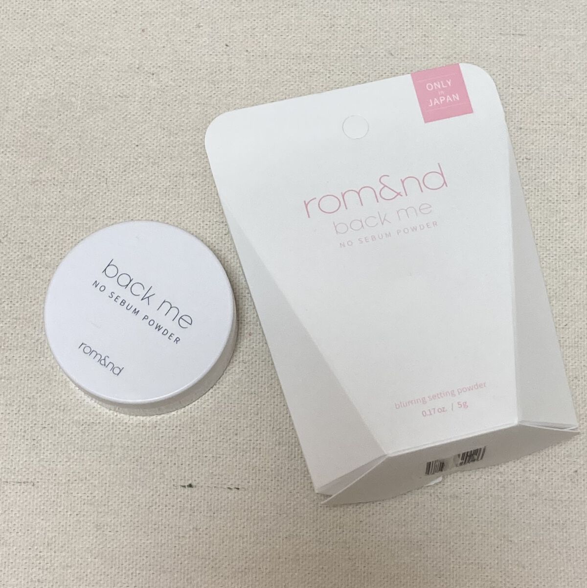 バックミーノーセバムパウダー/rom&nd/ルースパウダーを使ったクチコミ（1枚目）