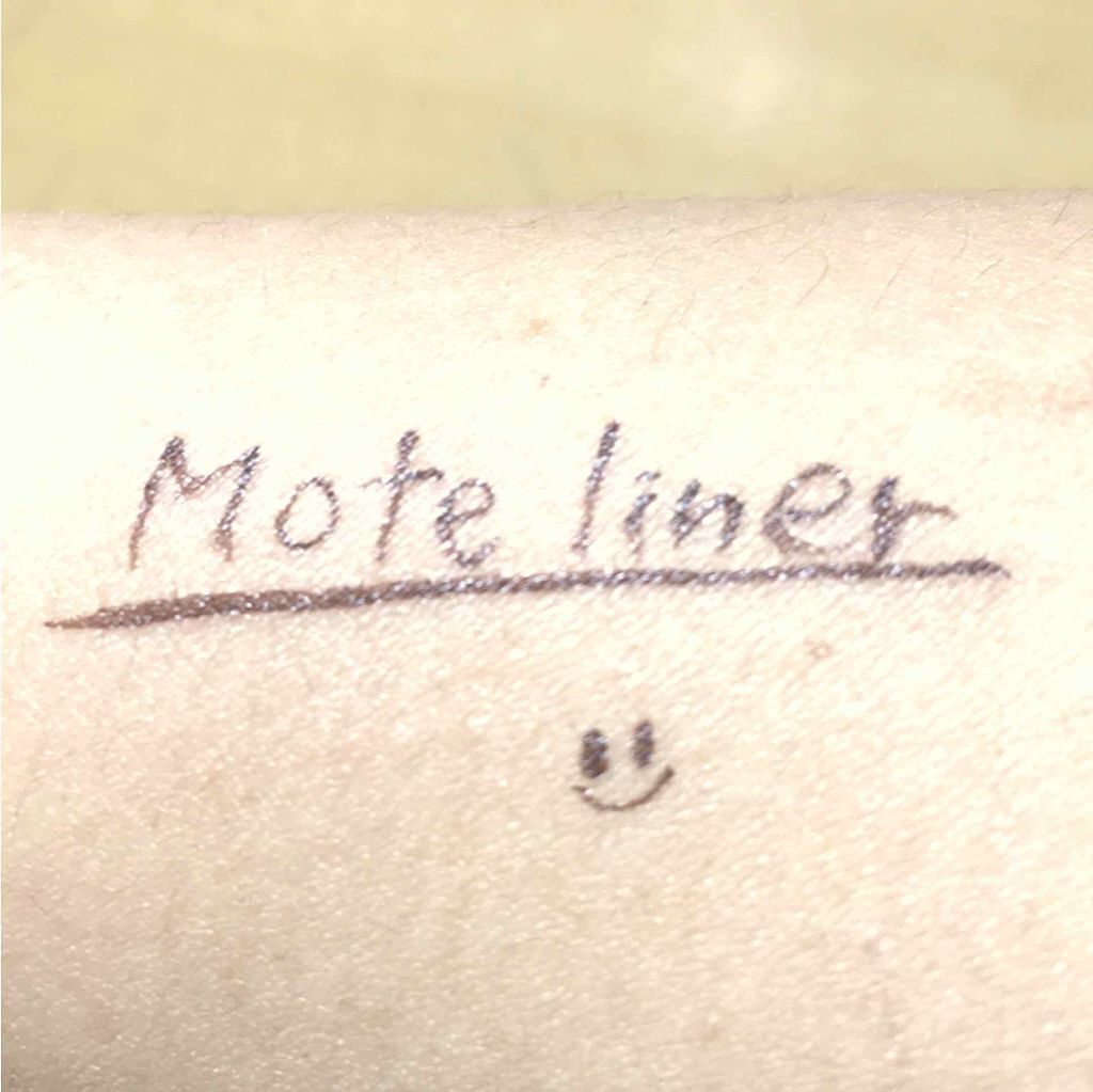 モテライナー リキッド/UZU BY FLOWFUSHI/リキッドアイライナーを使ったクチコミ（3枚目）