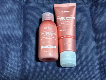 クンダル ダメージケア シャンプー/トリートメント トリートメントミニボトル(50ml)/KUNDAL/市販シャンプーを使ったクチコミ(2枚目)