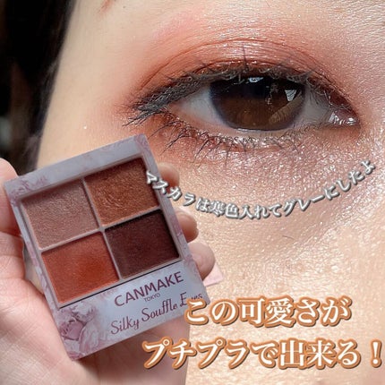 シルキースフレアイズ/キャンメイク/アイシャドウパレットを使ったクチコミ(7枚目)