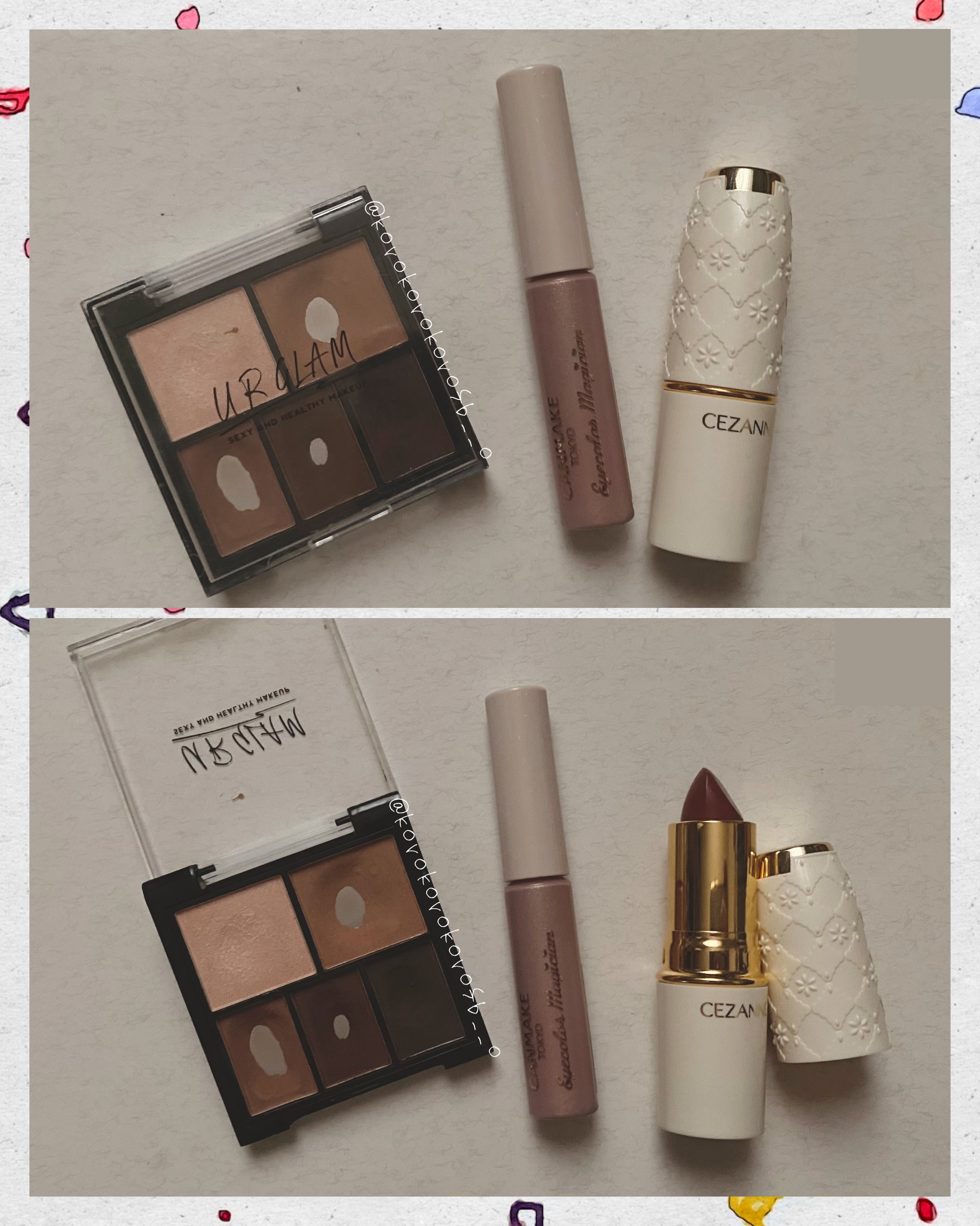 マルチアイパレット ピンクブラウン/U R GLAM/アイシャドウパレットを使ったクチコミ（1枚目）