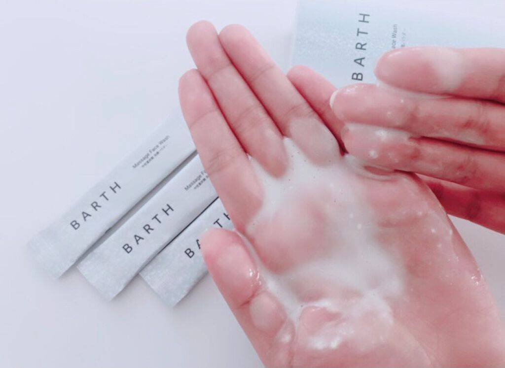 Massage Face Wash 中性重炭酸洗顔パウダー/BARTH/洗顔パウダーを使ったクチコミ（3枚目）