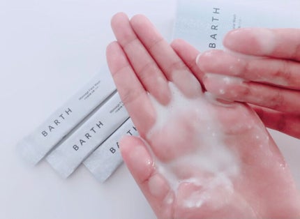 Massage Face Wash 中性重炭酸洗顔パウダー/BARTH/洗顔パウダーを使ったクチコミ(3枚目)