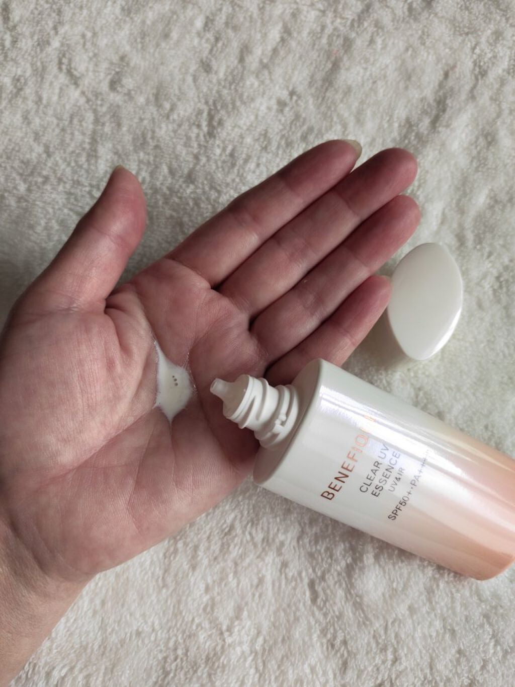 ベネフィーク クリア UV エッセンス(UV&IR)/BENEFIQUE/日焼け止めローションを使ったクチコミ(2枚目)
