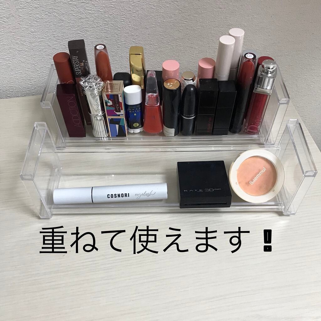 yn614✨毎日投稿 on LIPS 「今回は私のチークやリップの収納を紹介していきます!まず、この収..」(2枚目)
