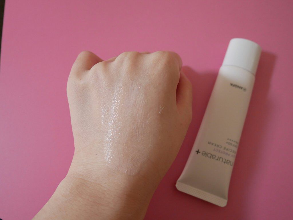 ナチュラブルプラス レシピクリーム UVプロテクト/ナチュラブルプラス/日焼け止めクリームを使ったクチコミ(3枚目)