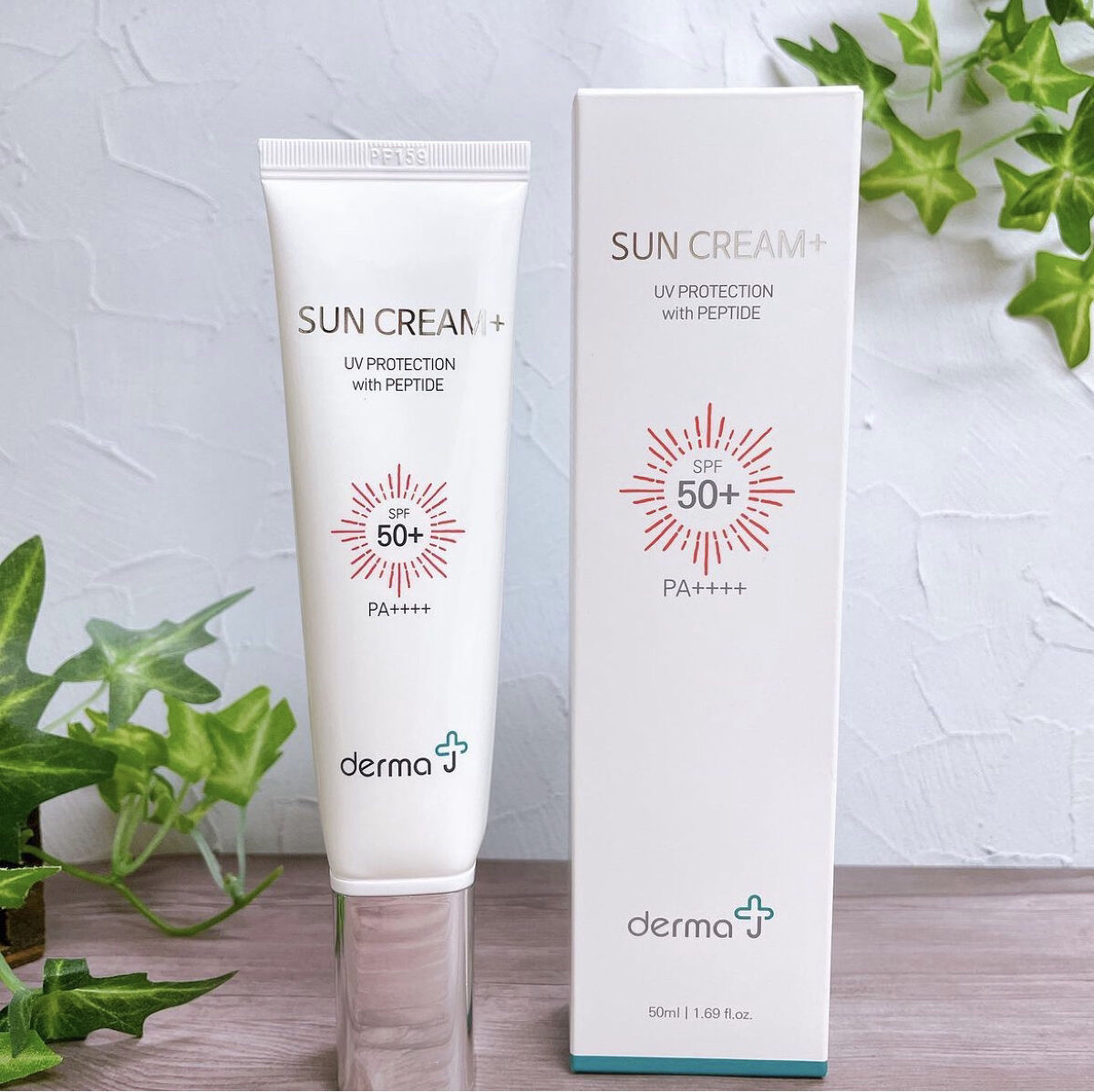 サンクリーム＋/ DermaJ/日焼け止めクリームを使ったクチコミ（3枚目）