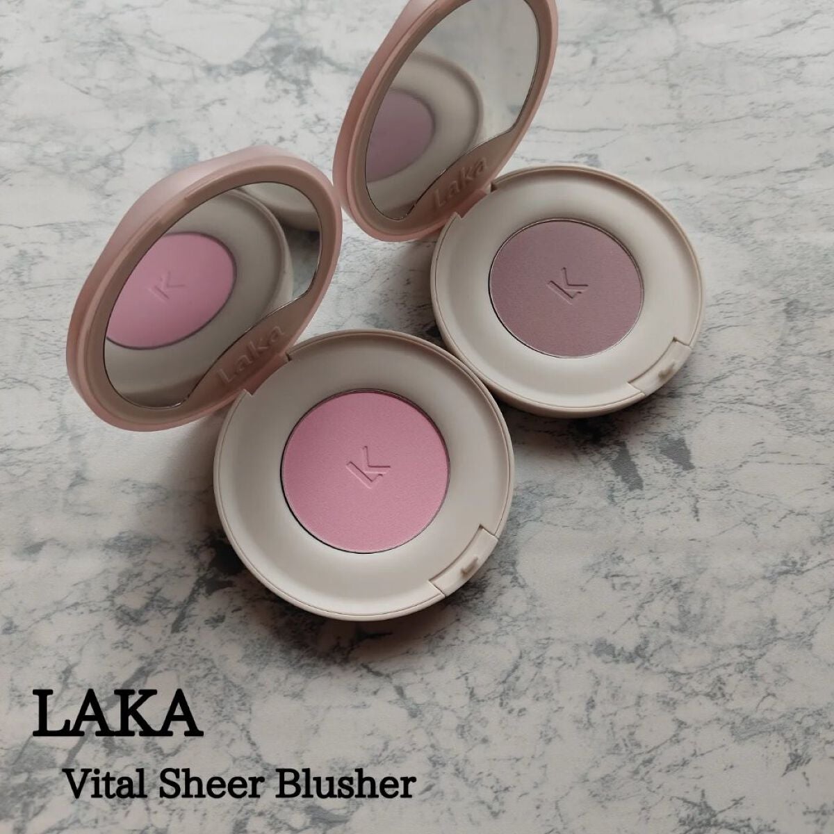 バイタルシアーブラッシャー/Laka/パウダーチークを使ったクチコミ(1枚目)