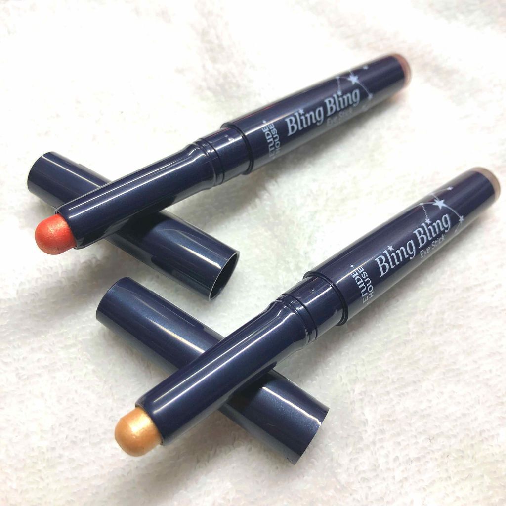 キラキラ アイシャドウ/ETUDE/スティックアイシャドウを使ったクチコミ(1枚目)