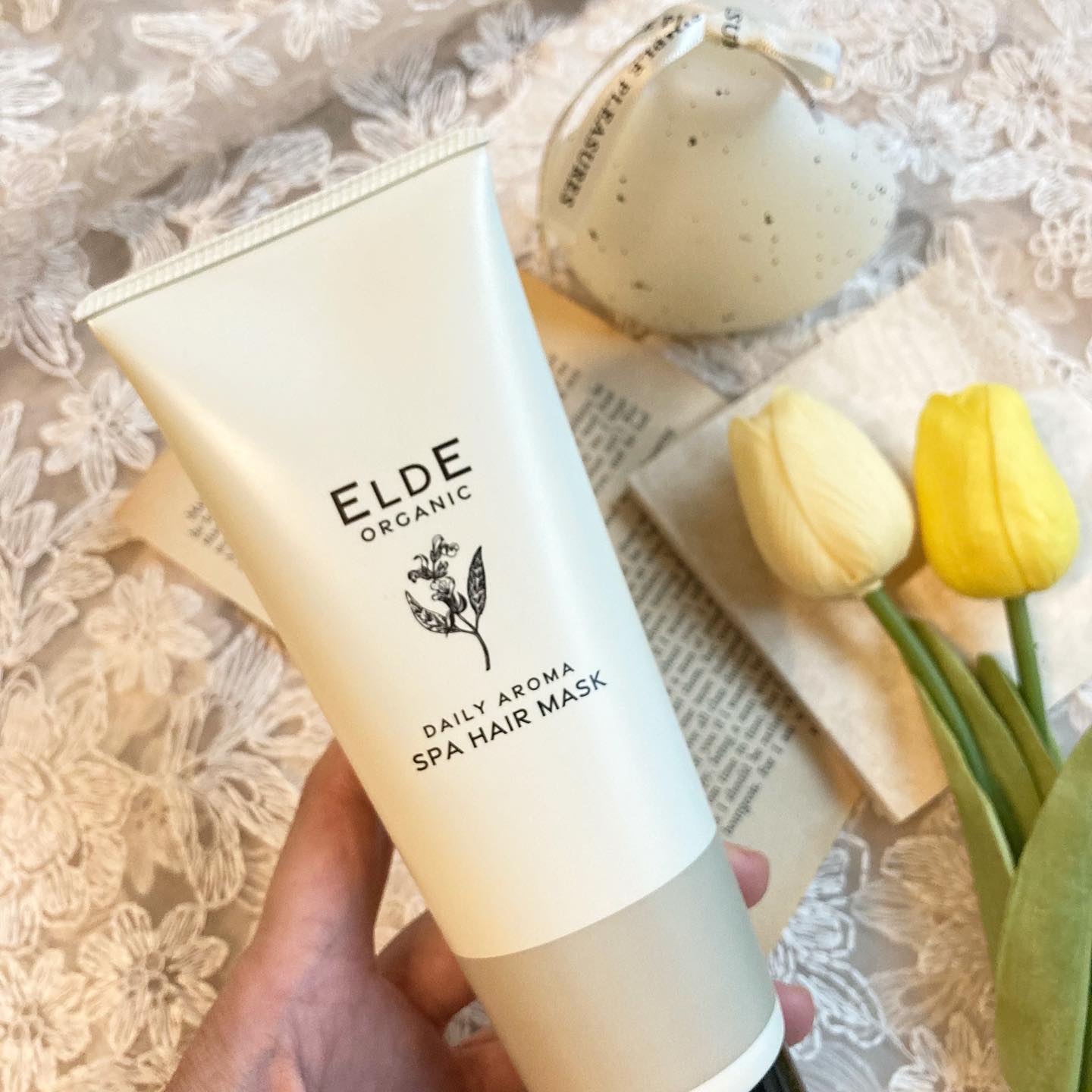 オーガニック ヘアマスク/ELDE ORGANIC/ヘアマスク・ヘアパックを使ったクチコミ（2枚目）