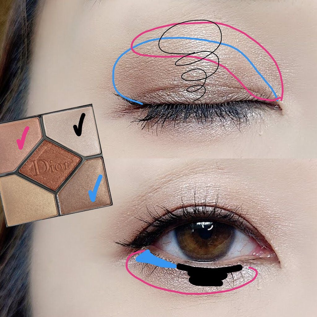 【旧】サンク クルール クチュール/Dior/アイシャドウパレットを使ったクチコミ(3枚目)