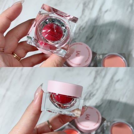 ムードミックスクリームブラッシャー/MAD PEACH/ジェル・クリームチークを使ったクチコミ(9枚目)