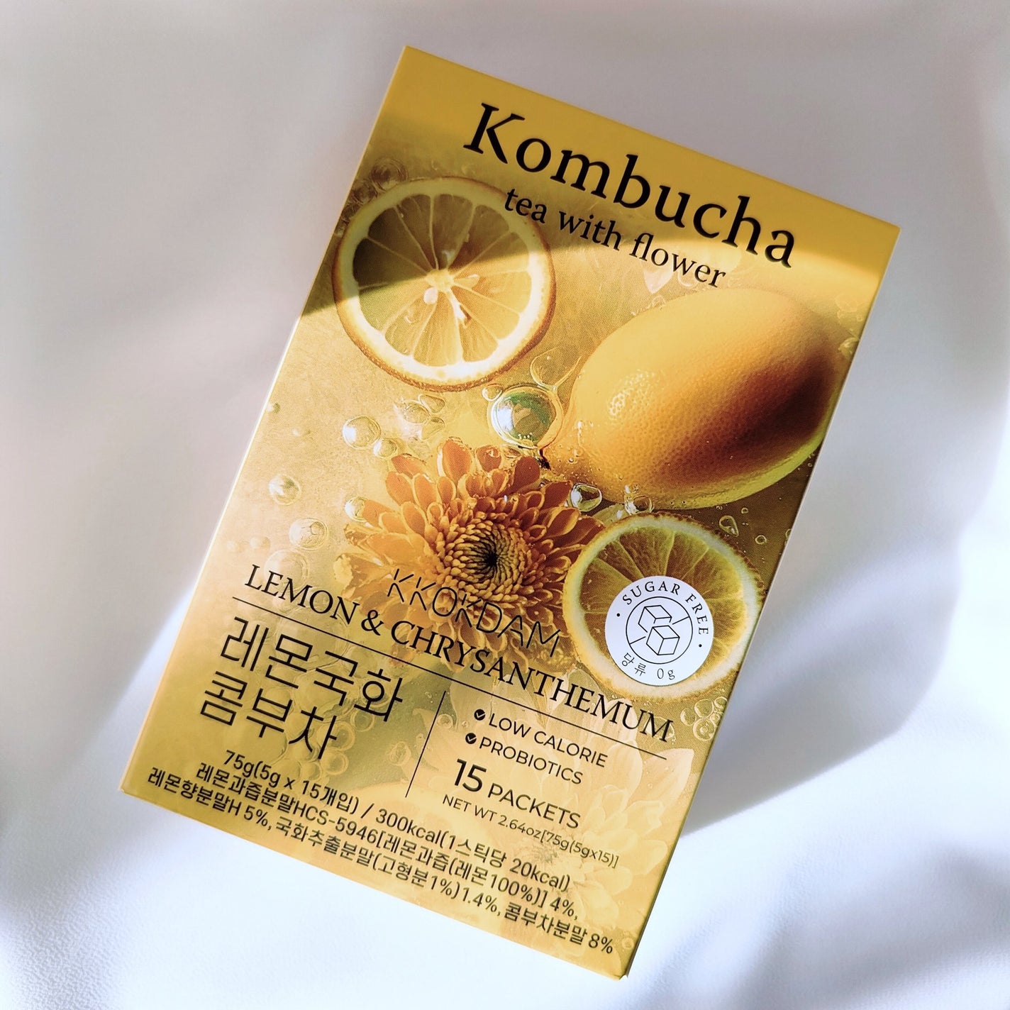 Panamama【フォロバ】 on LIPS 「KKOKDAMフラワーコンブチャレモン菊花味フルーツと花の爽や..」(3枚目)