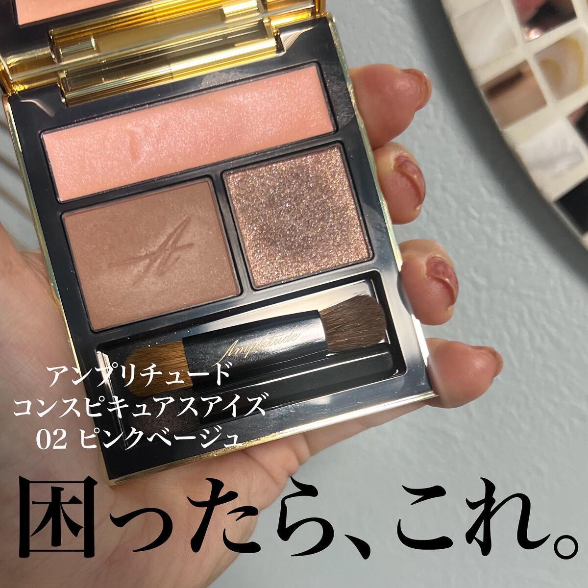 コンスピキュアス アイズ/Amplitude/アイシャドウパレットを使ったクチコミ(1枚目)