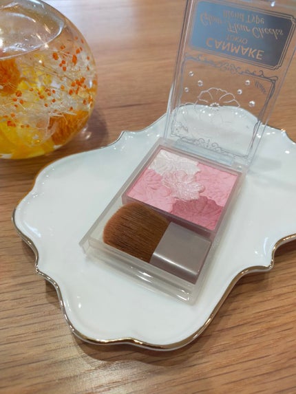 グロウフルールチークス/キャンメイク/パウダーチークを使ったクチコミ(1枚目)