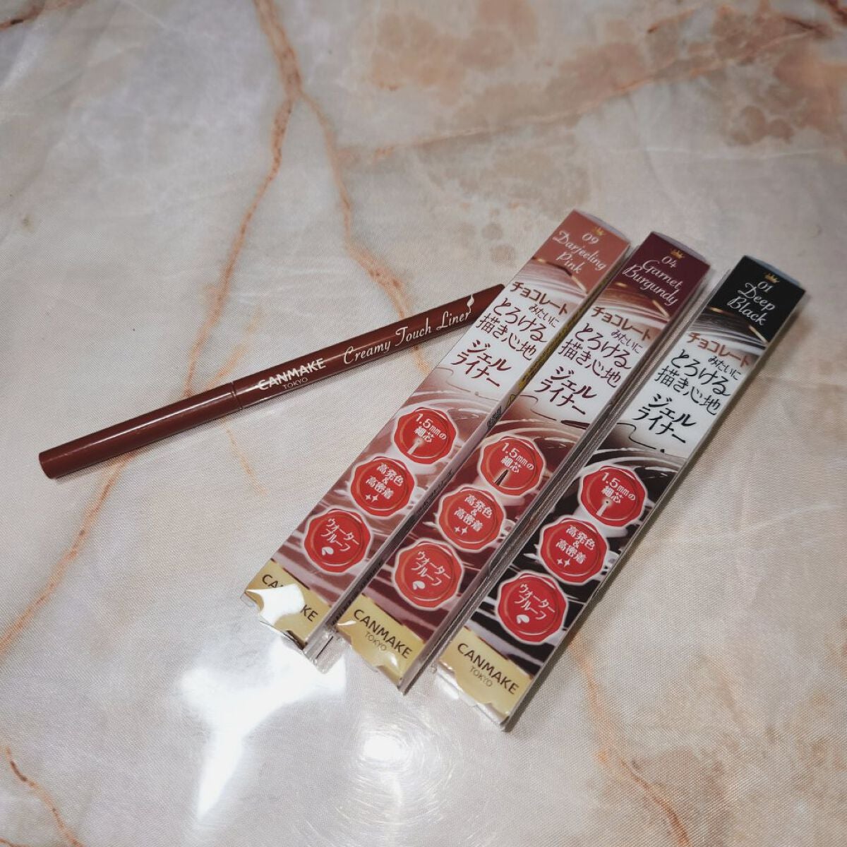 クリーミータッチライナー/キャンメイク/ジェルアイライナーを使ったクチコミ(1枚目)